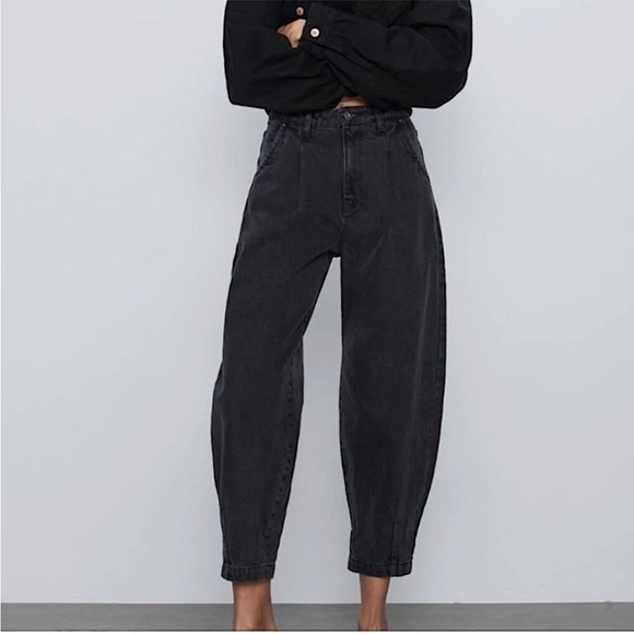 Zara Denim - Zara Black High-Waisted Jeans